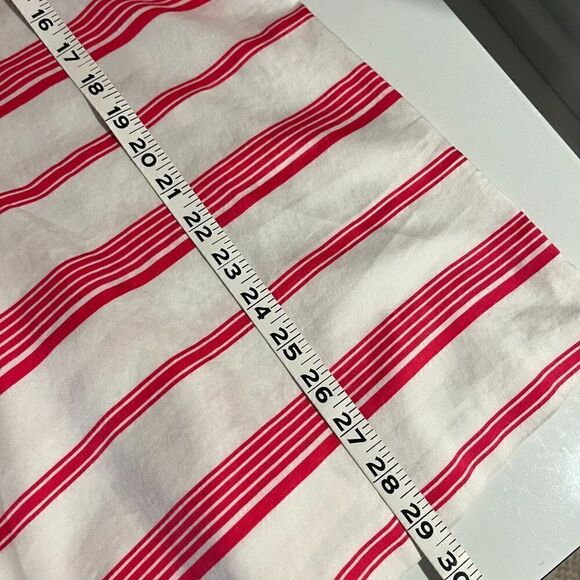 Maison Jules hot pink and white striped sheath off-shoulder dress - M - Picture 7 of 8